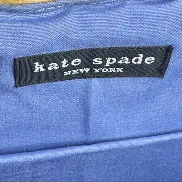 Kate Spade New York Straw Bag with Leather Top Handles NEW - Picture 10 of 10